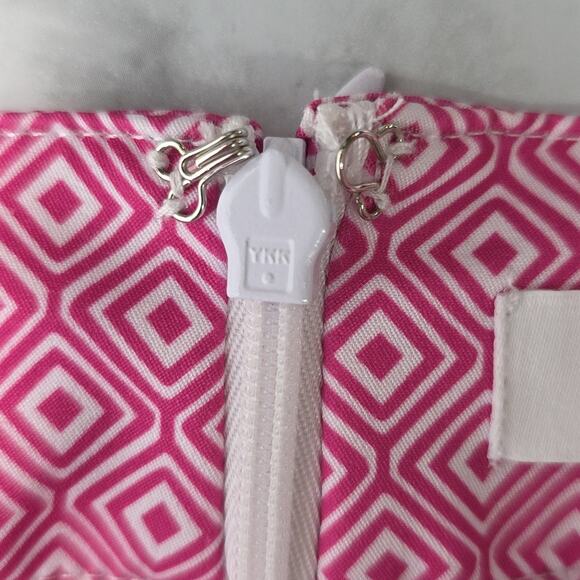 Womens Sz 16 Pink Geometric Pockets Pickleball Tennis Golf Skortv Lady Hagen - Picture 9 of 11